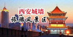 国产猛男日美女逼中国陕西-西安城墙旅游风景区